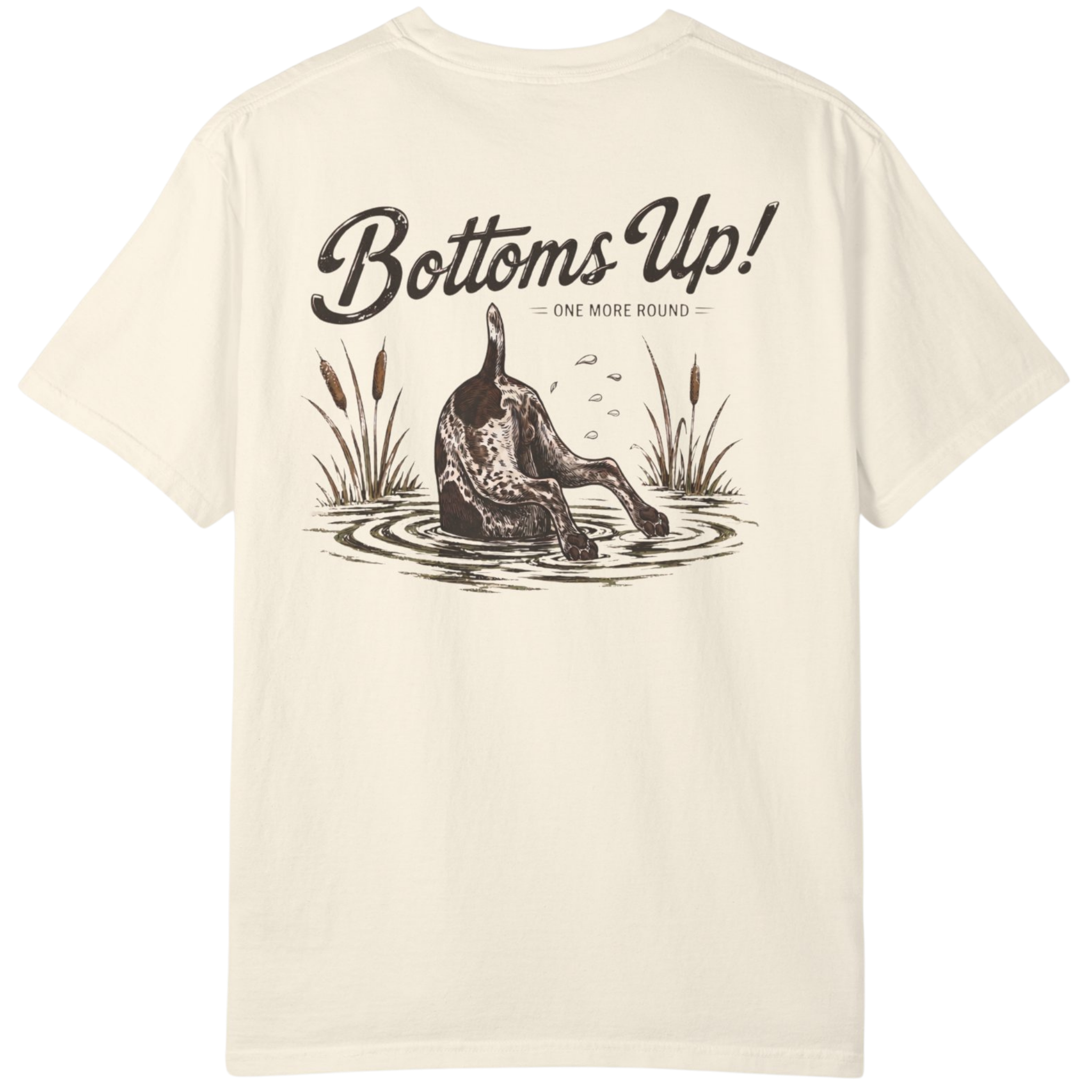 Bottoms Up" GSP Water Dog T-Shirt | Upland Point Co.