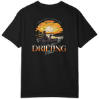 Drifting Slow Chasing Sunsets German Shorthair Black T-shirt | Upland Point Co.