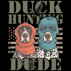 Duck Hunting Dude" GSP Camo Flag T-Shirt | Upland Point Co.