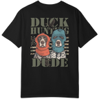 Duck Hunting Dude" GSP Camo Flag T-Shirt | Upland Point Co.