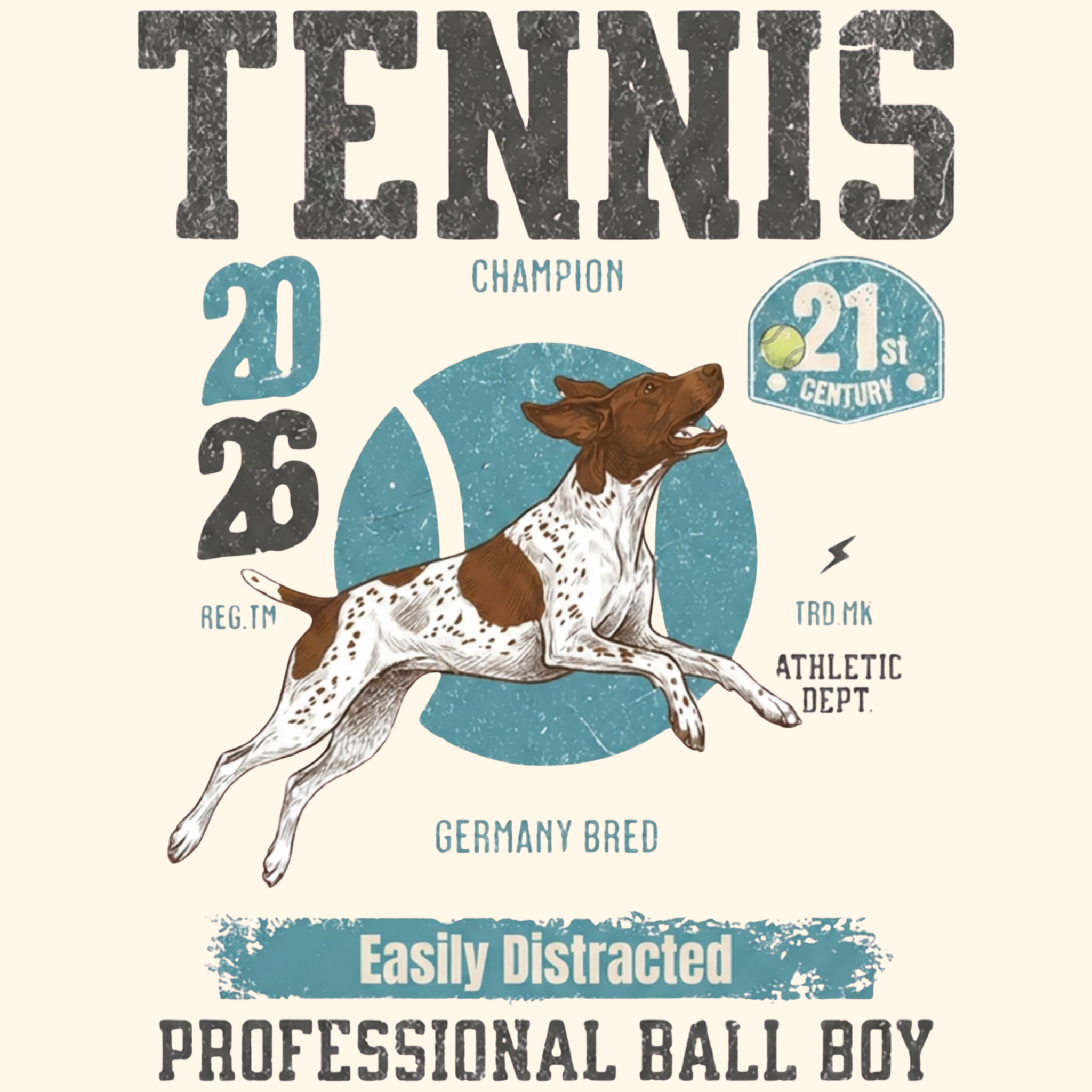 Professional Ball Boy" Vintage GSP Tennis T-Shirt | Upland Point Co.
