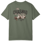 The Crashed Out GSP Heather Red Short Sleeve Tee | Upland Point Co.
