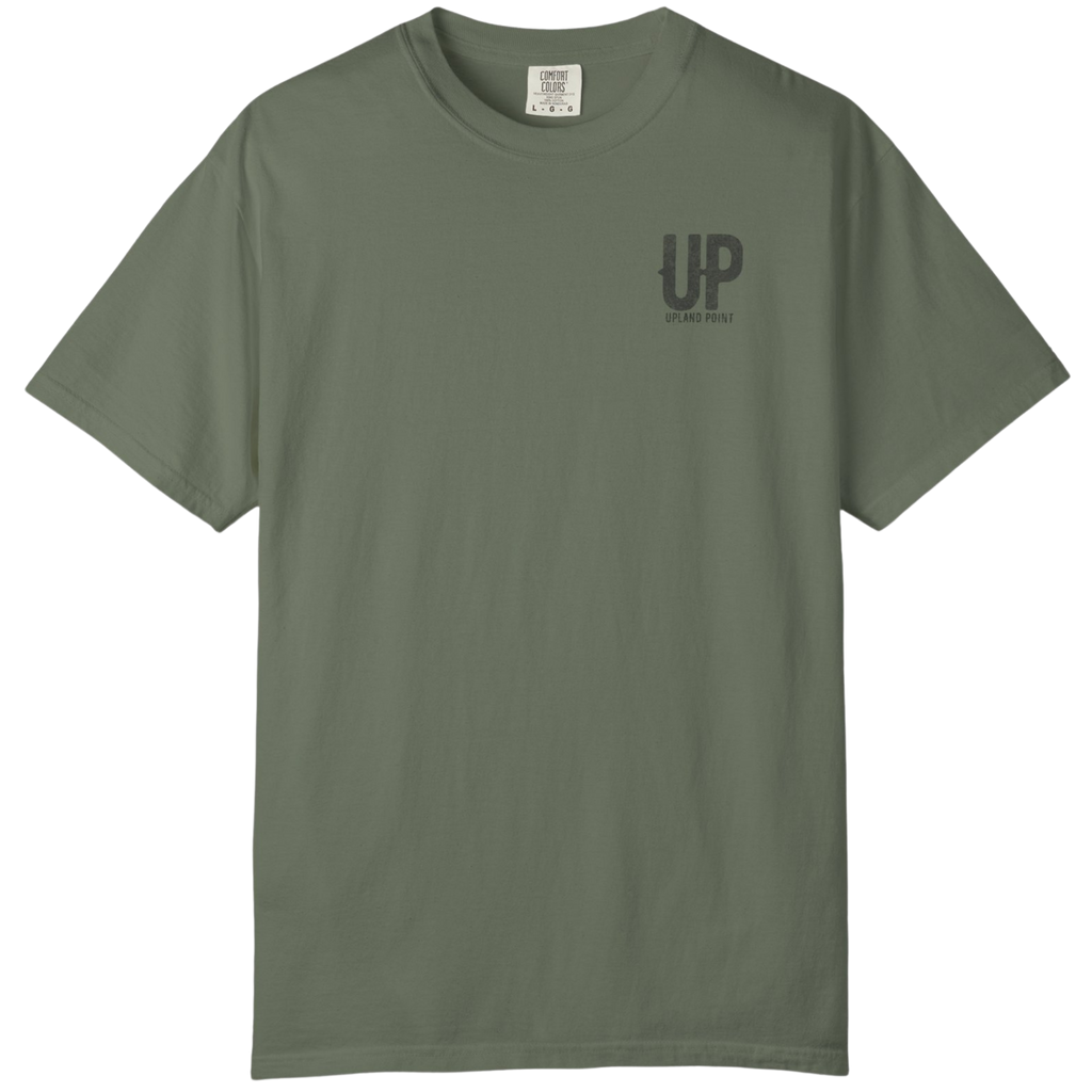 The Crashed Out GSP Heather Red Short Sleeve Tee | Upland Point Co.